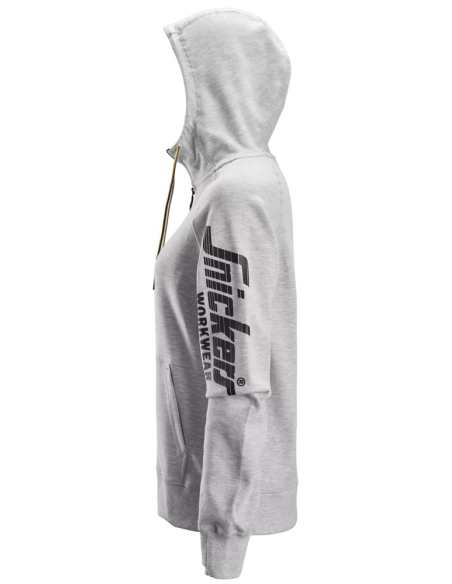 2877 - SWEAT-SHIRT À CAPUCHE AVEC LOGO ET FERMETURE À GLISSIÈRE PLEINE LONGUEUR POUR FEMME SNICKERS WORKWEAR