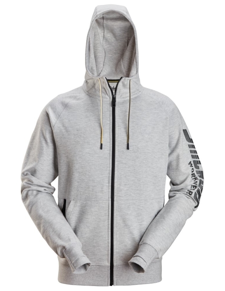 2895 - SWEAT-SHIRT À CAPUCHE AVEC LOGO ET FERMETURE À GLISSIÈRE PLEINE LONGUEUR SNICKERS WORKWEAR