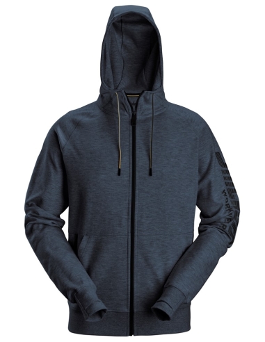 2895 - SWEAT-SHIRT À CAPUCHE AVEC LOGO ET FERMETURE À GLISSIÈRE PLEINE LONGUEUR SNICKERS WORKWEAR