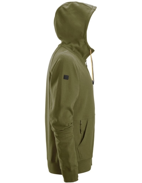 2895 - SWEAT-SHIRT À CAPUCHE AVEC LOGO ET FERMETURE À GLISSIÈRE PLEINE LONGUEUR SNICKERS WORKWEAR