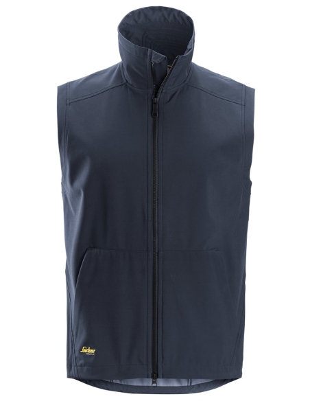 4505 - ALLROUNDWORK, GILET SOFTSHELL COUPE-VENT SNICKERS WORKWEAR