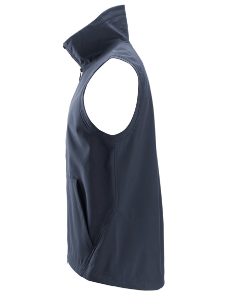 4505 - ALLROUNDWORK, GILET SOFTSHELL COUPE-VENT SNICKERS WORKWEAR