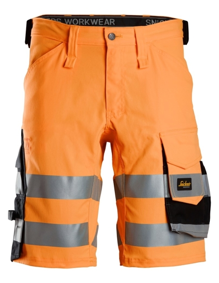 6136 - SHORT EN TISSU EXTENSIBLE HAUTE VISIBILITÉ, CLASSE 1 SNICKERS WORKWEAR