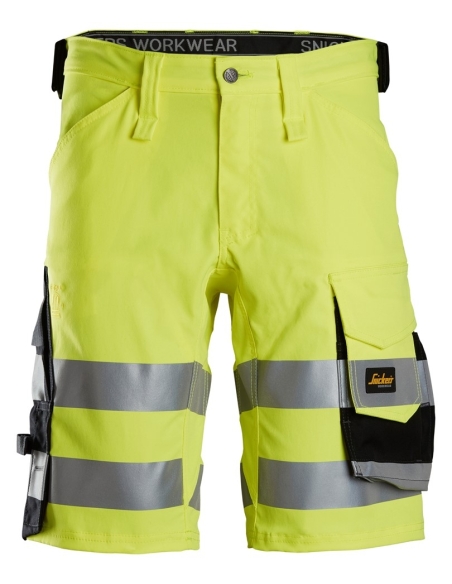 6136 - SHORT EN TISSU EXTENSIBLE HAUTE VISIBILITÉ, CLASSE 1 SNICKERS WORKWEAR