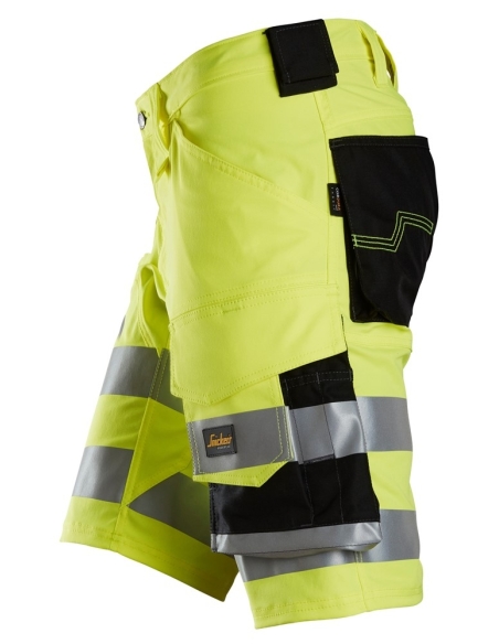 6136 - SHORT EN TISSU EXTENSIBLE HAUTE VISIBILITÉ, CLASSE 1 SNICKERS WORKWEAR