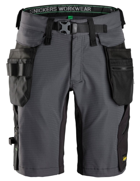 6172 - FLEXIWORK, SHORT AVEC POCHES HOLSTER DÉTACHABLES SNICKERS WORKWEAR
