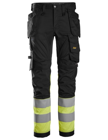 6234 - PANTALON EN TISSU EXTENSIBLE AVEC POCHES HOLSTER HAUTE VISIBILITÉ, CLASSE 1 SNICKERS WORKWEAR