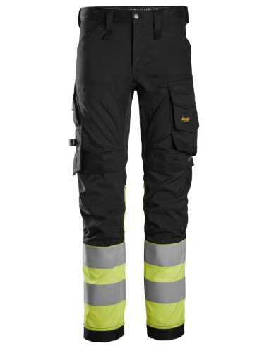 6334 - PANTALON EN TISSU EXTENSIBLE HAUTE VISIBILITÉ, CLASSE 1 SNICKERS WORKWEAR