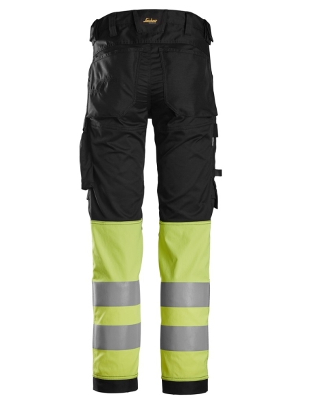 6334 - PANTALON EN TISSU EXTENSIBLE HAUTE VISIBILITÉ, CLASSE 1 SNICKERS WORKWEAR