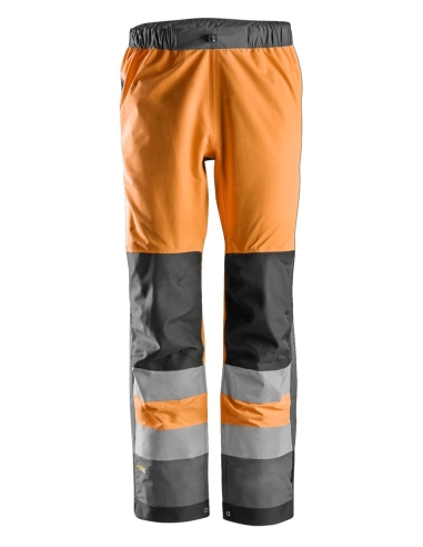 6530 - ALLROUNDWORK, PANTALON SHELL IMPERMÉABLE À HAUTE VISIBILITÉ, CLASSE 2 SNICKERS WORKWEAR