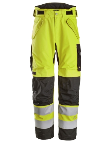 6630 - PANTALON À REMBOURRAGE LÉGER À 2 COUCHES 37.5® IMPERMÉABLE HAUTE VISIBILITÉ, CLASSE 2 SNICKERS WORKWEAR