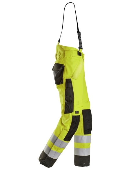 6630 - PANTALON À REMBOURRAGE LÉGER À 2 COUCHES 37.5® IMPERMÉABLE HAUTE VISIBILITÉ, CLASSE 2 SNICKERS WORKWEAR