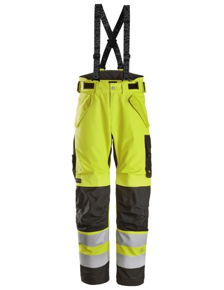 6630 - PANTALON À REMBOURRAGE LÉGER À 2 COUCHES 37.5® IMPERMÉABLE HAUTE VISIBILITÉ, CLASSE 2 SNICKERS WORKWEAR