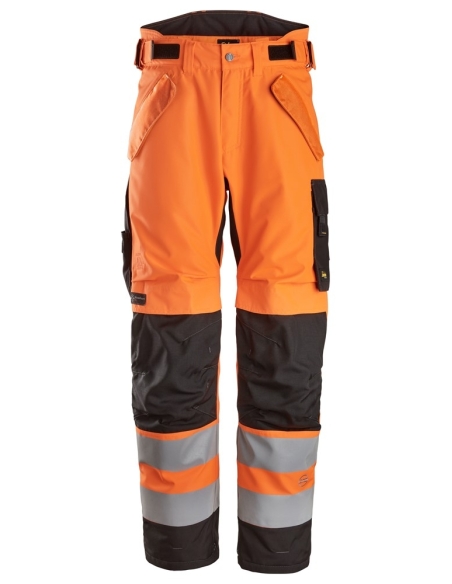 6630 - PANTALON À REMBOURRAGE LÉGER À 2 COUCHES 37.5® IMPERMÉABLE HAUTE VISIBILITÉ, CLASSE 2 SNICKERS WORKWEAR