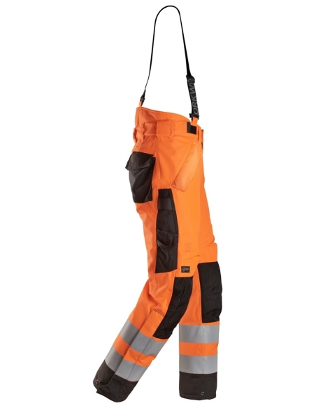 6630 - PANTALON À REMBOURRAGE LÉGER À 2 COUCHES 37.5® IMPERMÉABLE HAUTE VISIBILITÉ, CLASSE 2 SNICKERS WORKWEAR