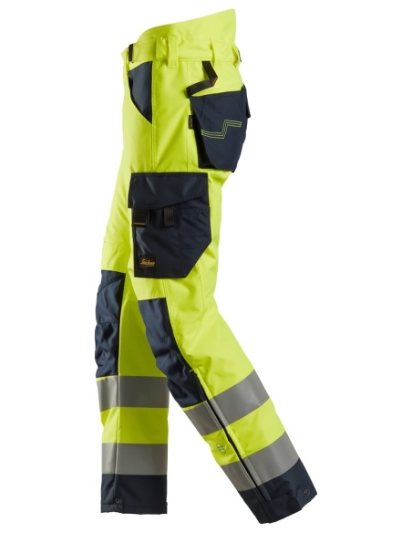 6639 - ALLROUNDWORK, PANTALON D’HIVER 37.5 HAUTE VISIBILITÉ, CLASSE 2 SNICKERS WORKWEAR