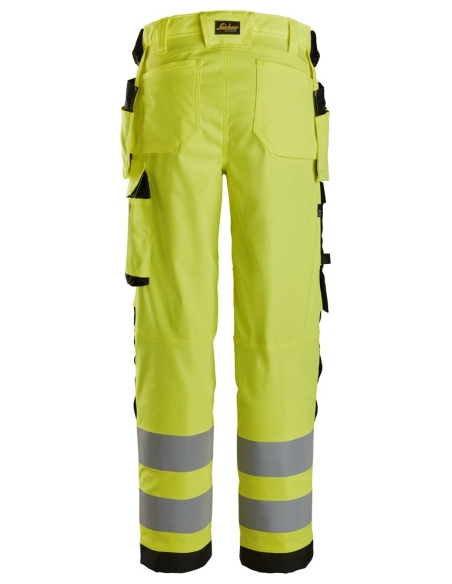 6743 - PANTALON EN TISSU EXTENSIBLE POUR FEMME AVEC POCHES HOLSTER HAUTE VISIBILITÉ, CLASSE 2 SNICKERS WORKWEAR