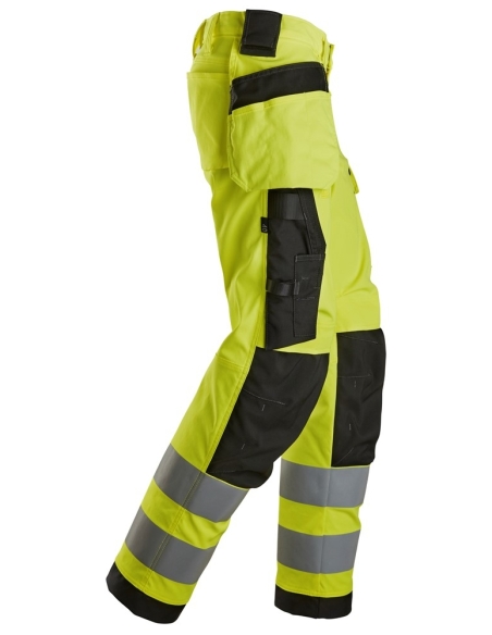 6743 - PANTALON EN TISSU EXTENSIBLE POUR FEMME AVEC POCHES HOLSTER HAUTE VISIBILITÉ, CLASSE 2 SNICKERS WORKWEAR