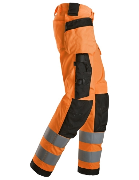 6743 - PANTALON EN TISSU EXTENSIBLE POUR FEMME AVEC POCHES HOLSTER HAUTE VISIBILITÉ, CLASSE 2 SNICKERS WORKWEAR