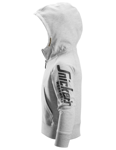 7512 - SWEAT-SHIRT À CAPUCHE JUNIOR AVEC LOGO ET FERMETURE À GLISSIÈRE PLEINE LONGUEUR SNICKERS WORKWEAR
