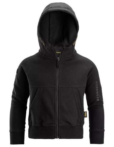7512 - SWEAT-SHIRT À CAPUCHE JUNIOR AVEC LOGO ET FERMETURE À GLISSIÈRE PLEINE LONGUEUR SNICKERS WORKWEAR