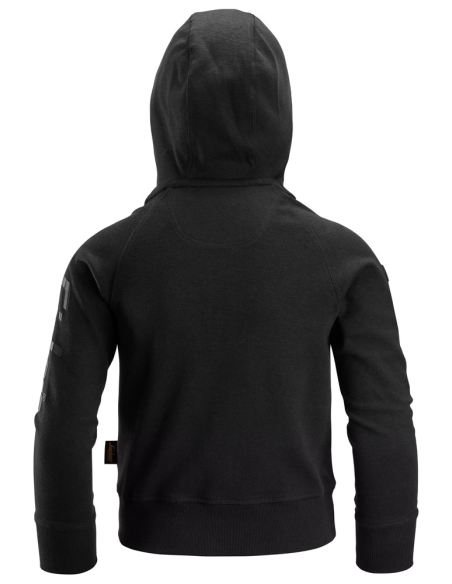 7512 - SWEAT-SHIRT À CAPUCHE JUNIOR AVEC LOGO ET FERMETURE À GLISSIÈRE PLEINE LONGUEUR SNICKERS WORKWEAR