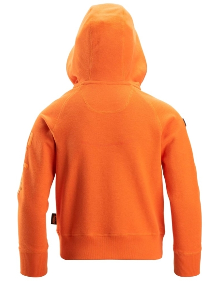 7512 - SWEAT-SHIRT À CAPUCHE JUNIOR AVEC LOGO ET FERMETURE À GLISSIÈRE PLEINE LONGUEUR SNICKERS WORKWEAR