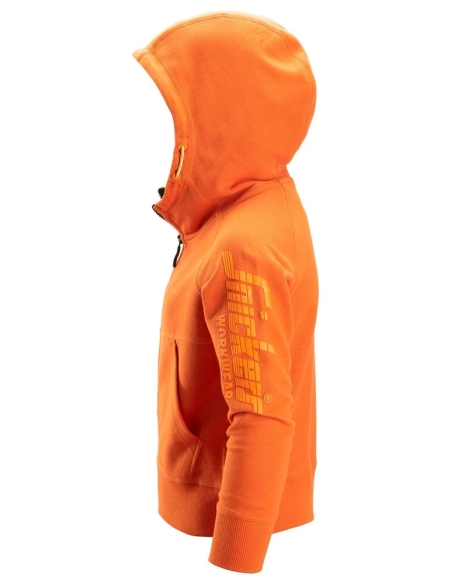 7512 - SWEAT-SHIRT À CAPUCHE JUNIOR AVEC LOGO ET FERMETURE À GLISSIÈRE PLEINE LONGUEUR SNICKERS WORKWEAR