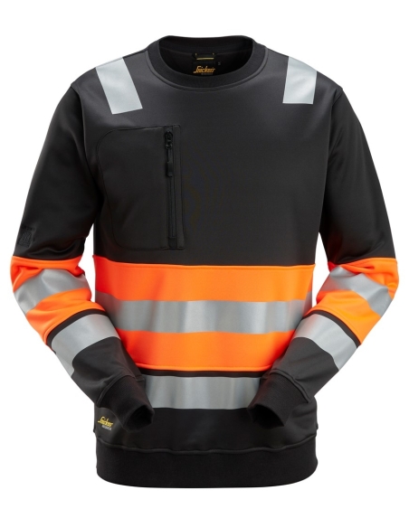 8031 - SWEAT-SHIRT HAUTE VISIBILITÉ, CLASSE 1 SNICKERS WORKWEAR