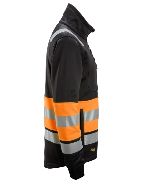 8034 - VESTE HAUTE VISIBILITÉ AVEC FERMETURE À GLISSIÈRE PLEINE LONGUEUR, CLASSE 1 SNICKERS WORKWEAR