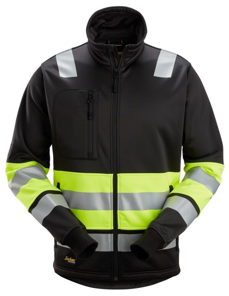 8034 - VESTE HAUTE VISIBILITÉ AVEC FERMETURE À GLISSIÈRE PLEINE LONGUEUR, CLASSE 1 SNICKERS WORKWEAR