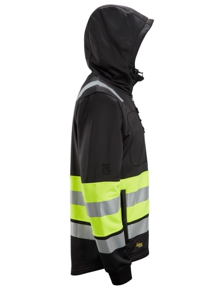8038 - SWEAT À CAPUCHE AVEC FERMETURE À GLISSIÈRE, HAUTE VISIBILITÉ CLASSE 1 SNICKERS WORKWEAR