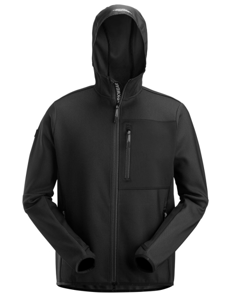 8044 - FLEXIWORK, VESTE À CAPUCHE DE COUCHE INTERMÉDIAIRE AVEC FERMETURE À GLISSIÈRE PLEINE LONGUEUR SNICKERS WORKWEAR