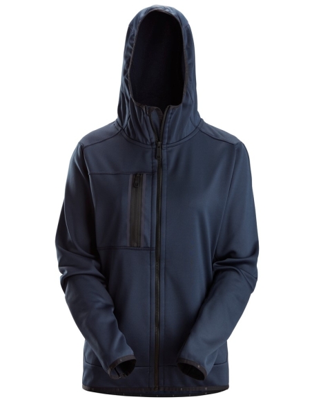 8057 - ALLROUNDWORK, SWEAT À CAPUCHE AVEC FERMETURE À GLISSIÈRE PLEINE LONGUEUR POUR FEMME SNICKERS WORKWEAR