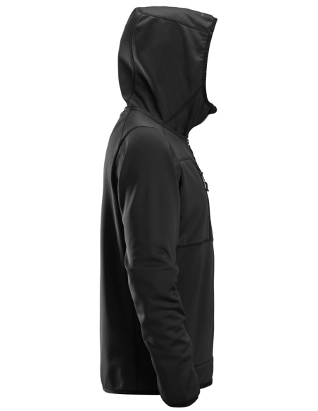 8058 - ALLROUNDWORK, SWEAT-SHIRT À CAPUCHE EN POLAIRE AVEC FERMETURE À GLISSIÈRE PLEINE LONGUEUR SNICKERS WORKWEAR