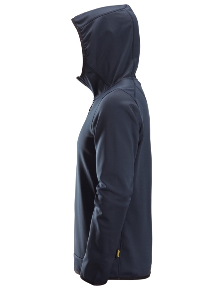 8058 - ALLROUNDWORK, SWEAT-SHIRT À CAPUCHE EN POLAIRE AVEC FERMETURE À GLISSIÈRE PLEINE LONGUEUR SNICKERS WORKWEAR