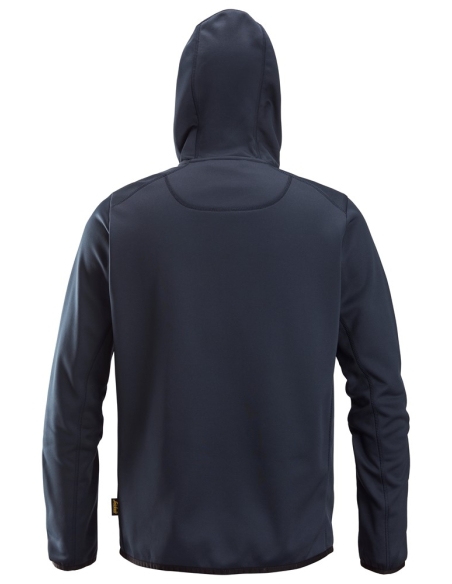 8058 - ALLROUNDWORK, SWEAT-SHIRT À CAPUCHE EN POLAIRE AVEC FERMETURE À GLISSIÈRE PLEINE LONGUEUR SNICKERS WORKWEAR