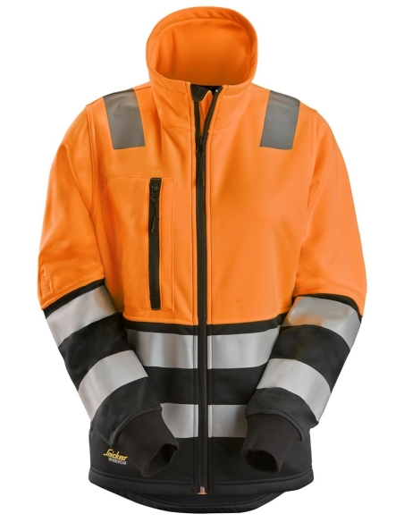 8073 - Veste à fermeture à glissière pleine longueur pour femme haute visibilité, Classe 2 snickers workwear