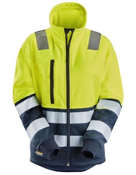 8073 - Veste à fermeture à glissière pleine longueur pour femme haute visibilité, Classe 2 snickers workwear