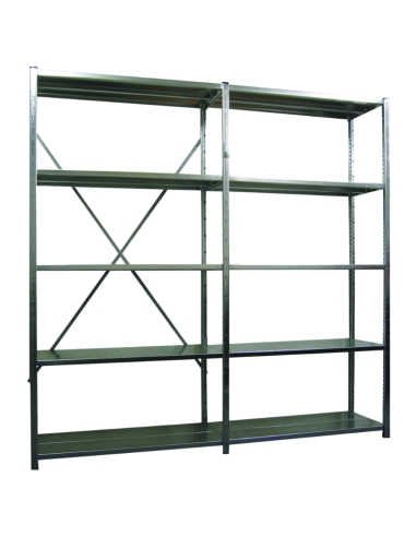 ÉTAGÈRE 2000 X 400 X 2000 MM ZINGÉE - WIDMER