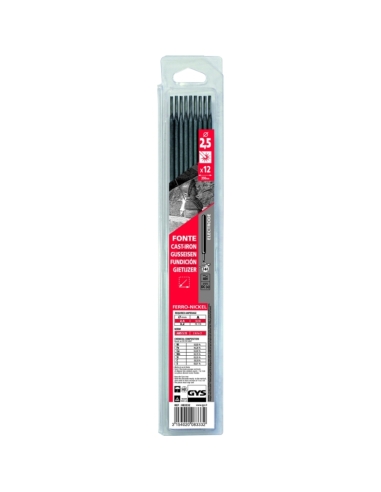 12 ÉLECTRODES EN BARRE 350x2.5 MM FONTE - GYS