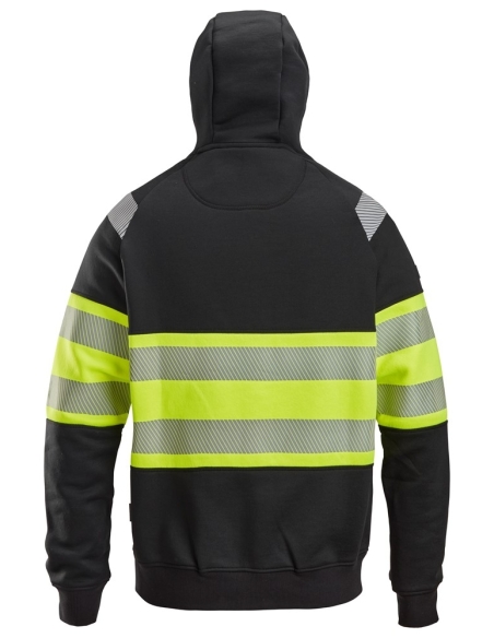 2838 - SWEAT À CAPUCHE HAUTE VISIBILITÉ AVEC FERMETURE À GLISSIÈRE PLEINE LONGUEUR, CLASSE 1 SNICKERS WORKWEAR