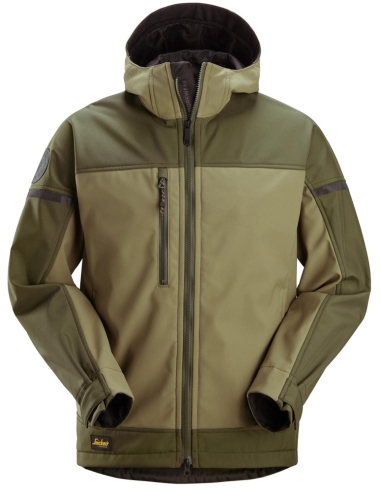 1226 - VESTE À CAPUCHE SOFTSHELL STRETCH SNICKERS WORKWEAR