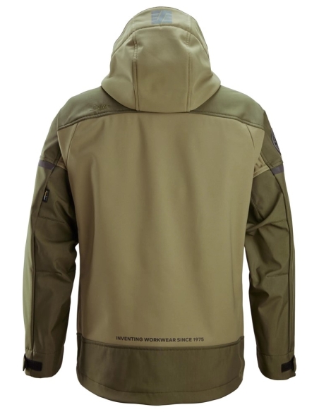 1226 - VESTE À CAPUCHE SOFTSHELL STRETCH SNICKERS WORKWEAR