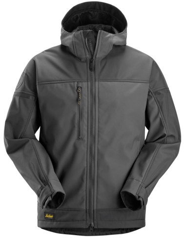 1226 - VESTE À CAPUCHE SOFTSHELL STRETCH SNICKERS WORKWEAR