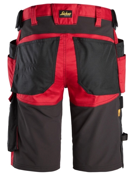 6141 - ALLROUNDWORK, SHORT EN STRETCH AVEC POCHES HOLSTER SNICKERS WORKWEAR