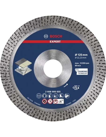 DISQUE À TRONÇONNER DIAMANTÉ ⌀ 125 MM EXPERT HARD CERAMIC - BOSCH