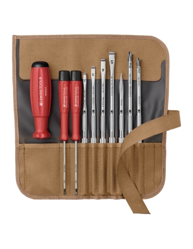 JEU DE TOURNEVIS PB 8218 SWISSGRIP MARRON - PB SWISS TOOLS