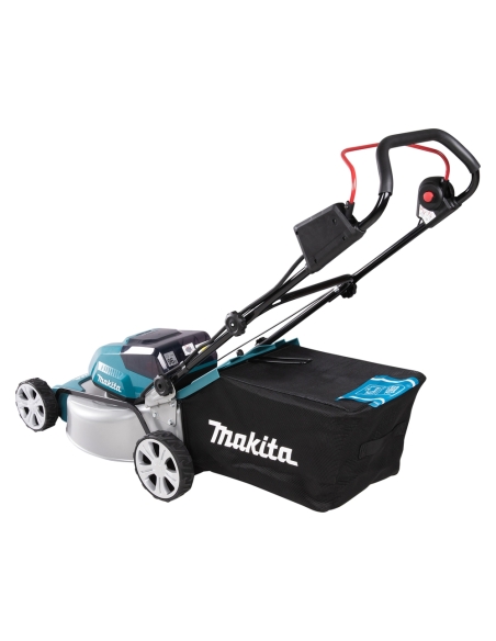 SET TONDEUSE LXT DLM463PT2 + DÉBROUISSAILLEUSE DUR181 Z + 2X ACCUS 18V 5A/H + CHARGEUR RAPIDE DOUBLE - MAKITA