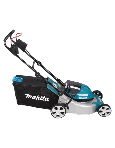 SET TONDEUSE LXT DLM463PT2 + DÉBROUISSAILLEUSE DUR181 Z + 2X ACCUS 18V 5A/H + CHARGEUR RAPIDE DOUBLE - MAKITA